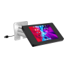 Support mural Fino pour tablette Microsoft Surface Pro 8 / 9 / 10 - noir / acier inoxydable