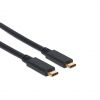 SuperSpeed USB-C naar USB-C kabel - 5 Gbps - 60W - 2 meter - zwart