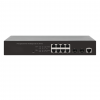 Switch PoE+ 8 ports Gigabit Ethernet géré par le Web avec 2 ports SFP - 140W PoE, montage en rack