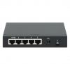 Switch Gigabit 5 ports alimenté par PoE avec PoE pass-through - 60W PoE, Montage bureau/mur