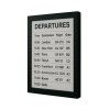 Wandhouder met geïntegreerd 13-inch E-ink-scherm – zwart