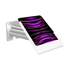 Support mural Domo Slide avec fonction de charge pour iPad Air 11 pouces 2024 - blanc/RVS