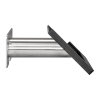 Support mural Domo Slide avec fonction de recharge pour iPad Air 13 pouces 2024 - noir/RVS