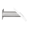 Support mural Domo Slide avec fonction de charge pour iPad Air 11 pouces 2024 - blanc/RVS