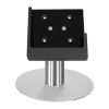 Support de table Domo Slide pour iPad 10.9 & 11 pouces - noir/ acier inoxydable