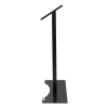 Tablet vloerstandaard Sublime Securo XL voor 13-16 inch tablets - zwart