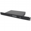 Switch PoE+ 8 ports Gigabit Ethernet géré par le Web avec 2 ports SFP - 140W PoE, montage en rack