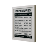 Wandhouder met geïntegreerd 25-inch E-ink-scherm – wit