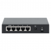 Switch Gigabit 5 ports alimenté par PoE avec PoE pass-through - 60W PoE, Montage bureau/mur