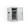 Armoire de chargement BRVD6 pour 6 appareils mobiles jusqu'à 17 pouces - blanc - multiprise