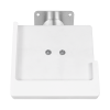 Support mural Domo Slide avec fonction de charge pour iPad Air 11 pouces 2024 - blanc/RVS
