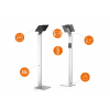 Support au sol Clip-On pour tablettes entre 7 et 13 pouces