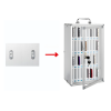 Armoire de stockage verrouillable KMT36 pour 36 téléphones portables