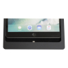 Support mural plat Domo Slide pour Samsung Galaxy Tab A9 8.7 pouces - Fonctionnalité de recharge - noir