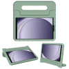 Coque de protection KidsCase avec poignée pour Samsung Galaxy Tab A9 8.7 pouces - Vert olive
