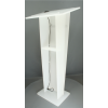 Pupitre plexiglas Alana - blanc