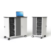 Chariot de charge USB-C avec câbles pour 32 Chromebooks et appareils mobiles jusqu'à 14 pouces - serrure RFID