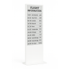 Informatiekiosk met 32 inch E-ink scherm – wit