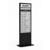 Informatiekiosk met geïntegreerd 32-inch E-ink-scherm – zwart