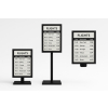 Plafondhouder met geïntegreerd 32-inch E-ink-scherm – wit
