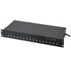 16 ports USB-C 45W 1U Rackmount laad hub