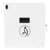Armoire de rechargement BRVD6 pour 6 appareils mobiles jusqu'à 17 pouces - blanc - multiprise