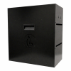 Armoire de recharge BRVD6 pour 6 appareils mobiles jusqu'à 17 pouces - noir - multiprise