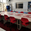 Table d'ordinateur P1 avec 3 écrans électriques escamotables - 210 (L) x 75 (P) cm