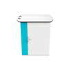 Armoire de recharge Zioxi avec Ethernet & Démarrage progressif pour 16 ordinateurs portables - NETC-LS-16 - serrure à clé