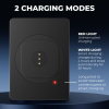 Support mural magnétique pour iPad Pro 13 pouces (M4) - fonction de recharge sans fil - noir