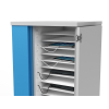Armoire de charge USB-C haute pour 32 ordinateurs portables et tablettes - câbles USB-C inclus - CHRGSUC-LS-32-R# - serrure RFID