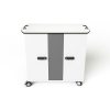 Chariot de chargement Zioxi CHRGT-CB-32-R pour 32 Chromebooks jusqu'à 14 pouces - Verrouillage RFID