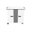 Chariot de chargement pour Chromebook avec gestion à distance - 32 appareils jusqu'à 14 pouces - Zioxi onView - serrure RFID