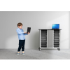 Chariot de chargement Zioxi CHRGT-CB-32-K pour 32 Chromebooks jusqu'à 14 pouces - serrure à clé