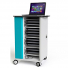 Chariot de chargement Zioxi CHRGT-LS-16-C pour 16 ordinateurs portables jusqu'à 16 pouces - serrure à code numérique