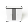 Chariot de chargement USB-C Zioxi CHRGTUC-CB-32-C pour 32 Chromebooks jusqu'à 14 pouces - verrouillage par code numérique