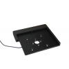 Domo Slide support mural plat avec fonctionnalité de charge pour Samsung Galaxy Tab A8 10.5 - noir