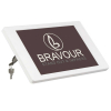 Support mural flexible pour iPad 345 mm Fino pour iPad 10.2 & 10.5 - blanc 