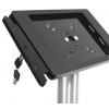 Support de table Fino pour Samsung Galaxy Tab A8 10,5 pouces 2022 - acier inoxydable/noir