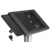 Support de table Fino pour Samsung Galaxy Tab A8 10,5 pouces 2022 - acier inoxydable/noir