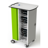 Chariot de recharge pour 20 tablettes jusqu'à 11 pouces - gestion web Zioxi onView - serrure à code numérique