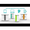 Classe mobile / Chariot de chargement Zioxi CHRGT-TB-16-C pour 16 tablettes jusqu'à 11 pouces - verrouillage par code numérique