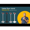Support de tablette sur pied Securo XL pour tablettes de 13-16 pouces - blanc