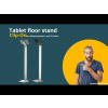 Support au sol Clip-On pour tablettes entre 7 et 13 pouces