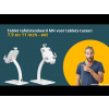 Support de tablette sur bureau MH pour tablettes entre 7,9 et 11 pouces - blanc