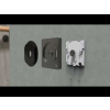 Support mural magnétique pour iPad A16 11 pouces et iPad 10.9 pouces - fonction de recharge sans fil - gris