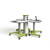 Tour d'alimentation câblée Zioxi powerHub Tower - 4 prises / 2 connexions USB-A / 2 connexions USB-C