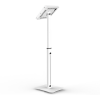Support de tablette au sol Réglable en hauteur avec éclairage LED Securo XL pour tablettes 13-16 pouces - blanc
