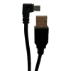 Câble mini USB coudé de 2 mètres pour appareils photo, manettes de PS3 et smartphones