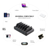 Station d'accueil 5 ports Dual Charge USB-A/USB-C 150W - zwart